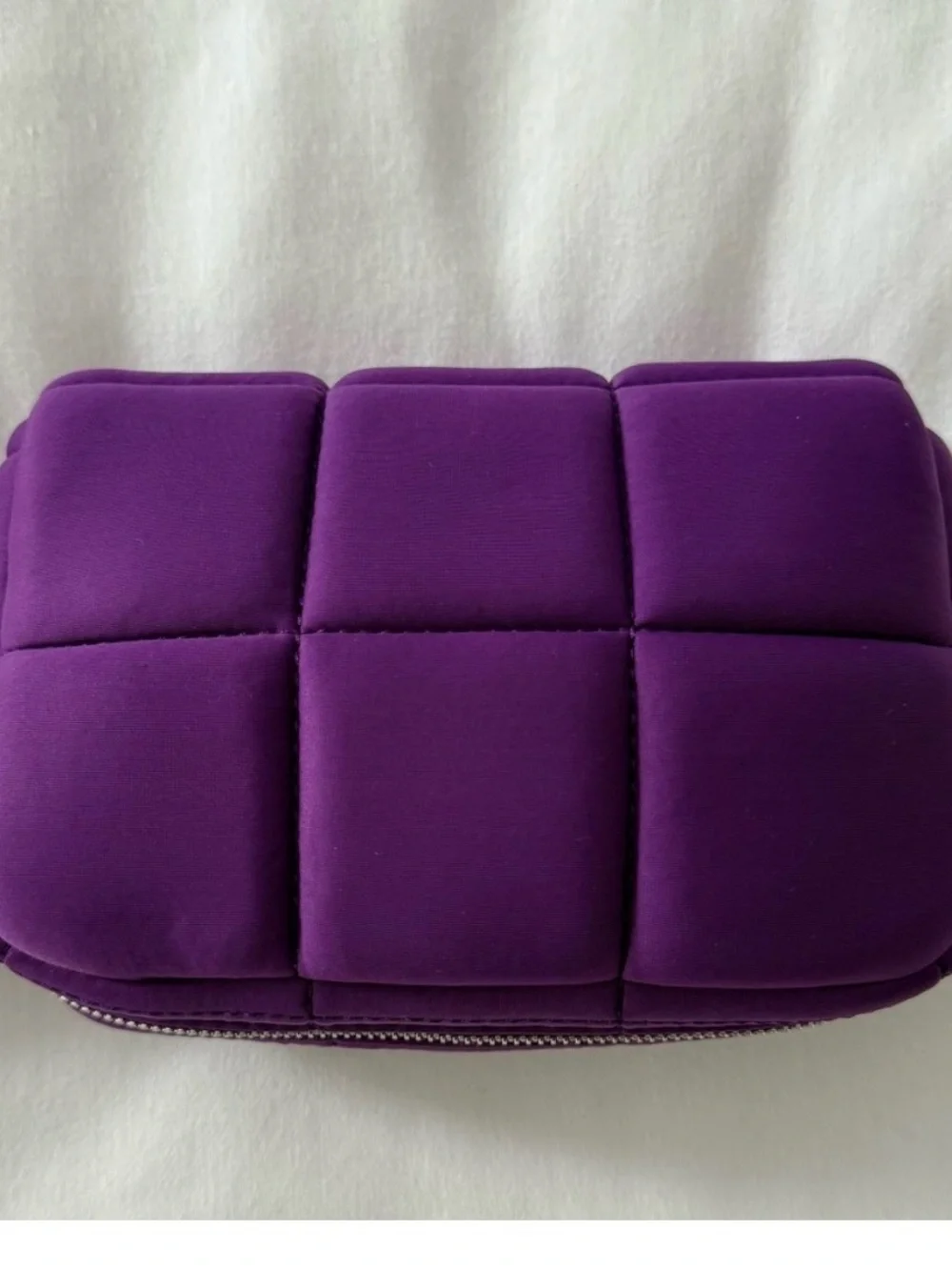 Zara Purple Mini Bag with crystals in the front.